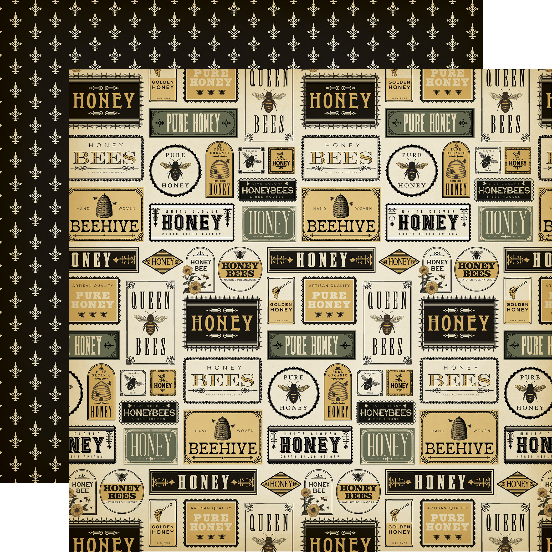 Carta Bella Honey Bee 12X12 Honey Phrases