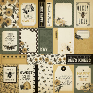Carta Bella Honey Bee 12X12 Honey Journaling Cards