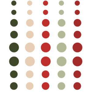 Carta Bella Christmas Village Enamel Dots