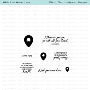 Papertrey Stamp Wish You Were Here