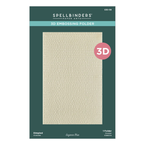 Spellbinders Dimpled 3D Embossing Folder From the Texture & Foliage Collection By Suzanne Hue