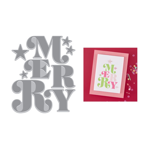 Hero Arts Merry Betterpress + Foil Set From the Very Merry Collection