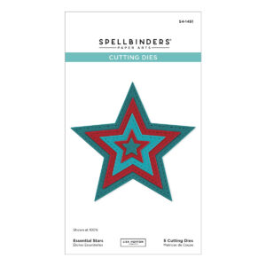 Spellbinders Essential Stars Etched Dies From the All About Christmas Collection By Lisa Horton