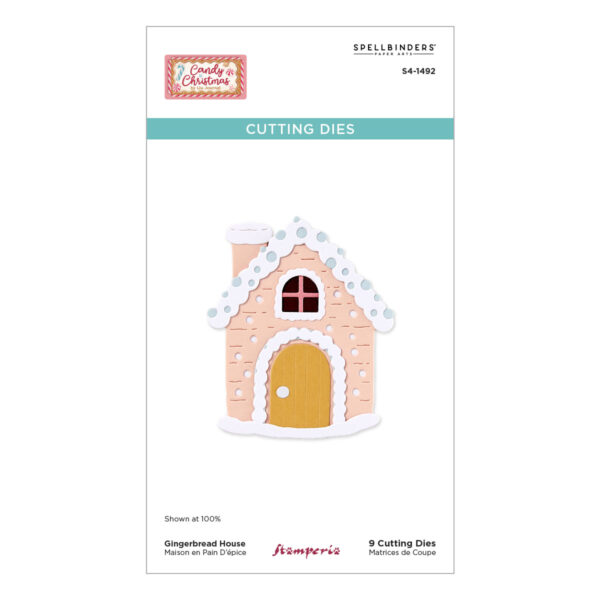 Spellbinders Gingerbread House Etched Dies From the Candy Christmas Collection By Stamperia Spellbinders Gingerbread House Etched Dies From the Candy Christmas Collection By Stamperia