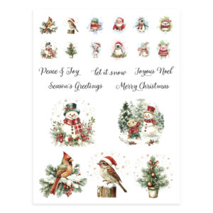 Spellbinders Holiday Magic Rub-on Sheets From the Holiday Magic Collection