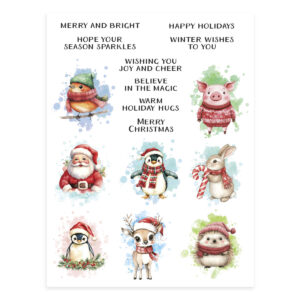 Spellbinders Holiday Magic Rub-on Sheets From the Holiday Magic Collection