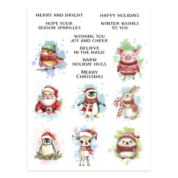 Spellbinders Holiday Magic Rub-on Sheets From the Holiday Magic Collection
