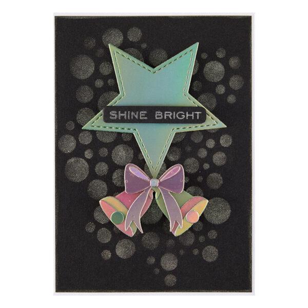 Spellbinders Lots of Circles Stencils From the All About Christmas Collection By Lisa Horton