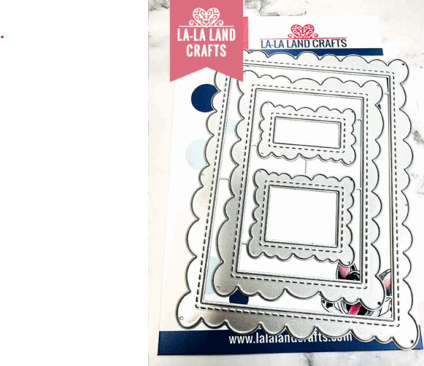 Lala Land Crafts Die Scalloped Frames