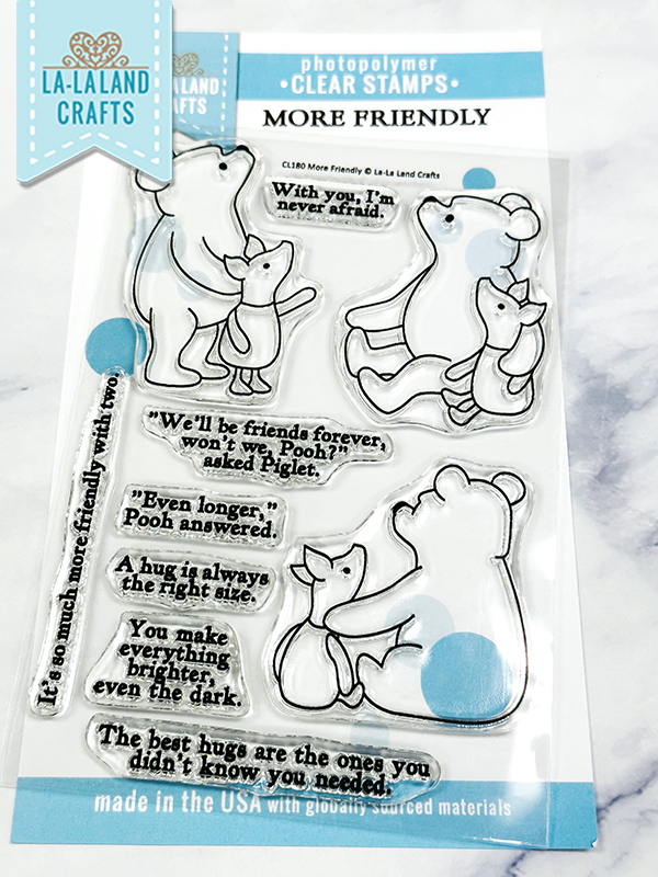 Lala Land Crafts Stamp More Friendly