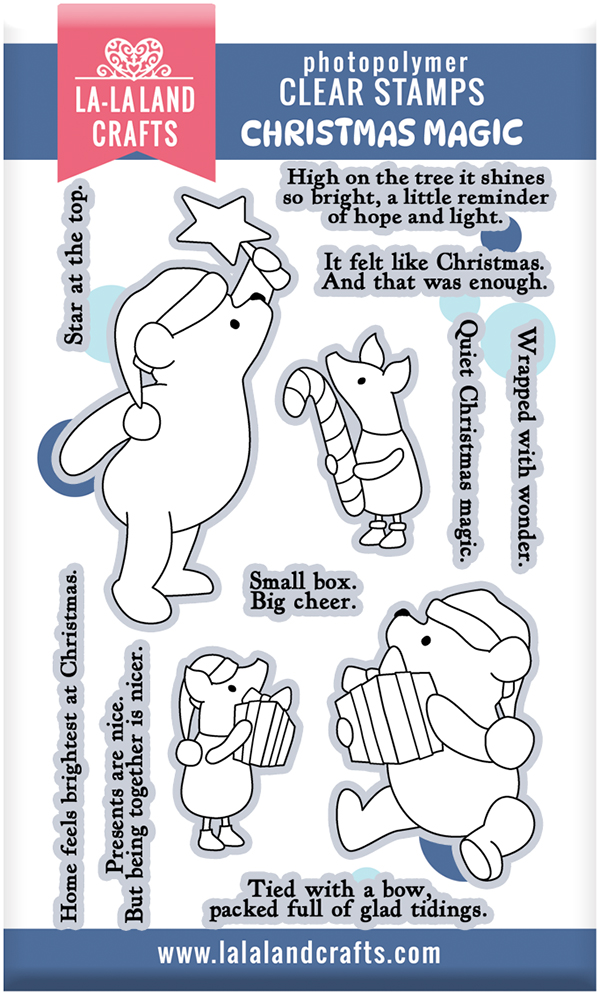 Lala Land Crafts Stamp Christmas Magic