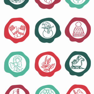 LDRS Stamp Sealed With Christmas Wishes