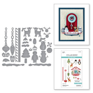 Spellbinders Chiming Christmas Etched Dies From the Cuckoo Cottage Collection