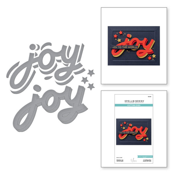 Spellbinders Shadow Joy Etched Dies From the City Holiday Collection By Yana Smakula