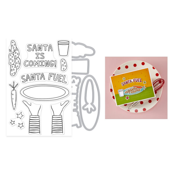 Hero Santa Fuel Stamp & Cut Set From the Yule Fuel Collection