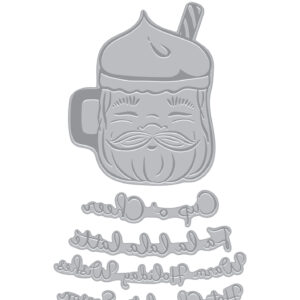 Hero Cup of Cheer Betterpress + Foil Plate From the Yule Fuel Collection