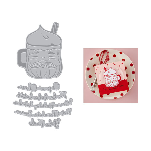 Hero Cup of Cheer Betterpress + Foil Plate From the Yule Fuel Collection