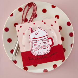 Hero Cup of Cheer Betterpress + Foil Plate From the Yule Fuel Collection