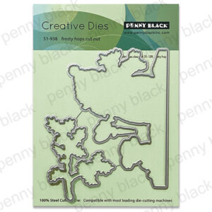 Penny Black Die Frosty Hops Cut Out