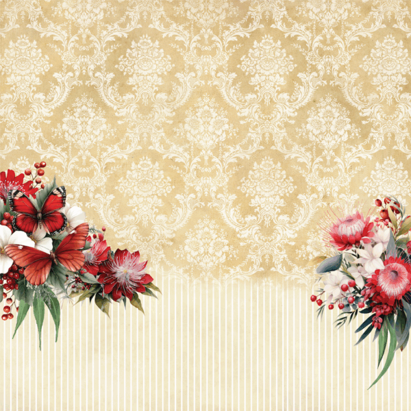 Uniquely Creative Home For Christmas 12X12 Little Traditions Paper