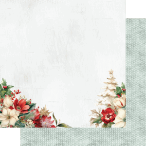 Uniquely Creative Home For Christmas 12X12 Holly in the Hall Paper