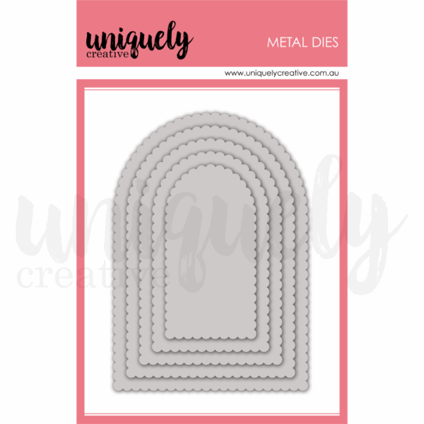 Uniquely Creative Die Scalloped Arches
