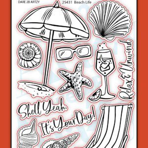 Dare 2B Artzy Stamp Beach Life