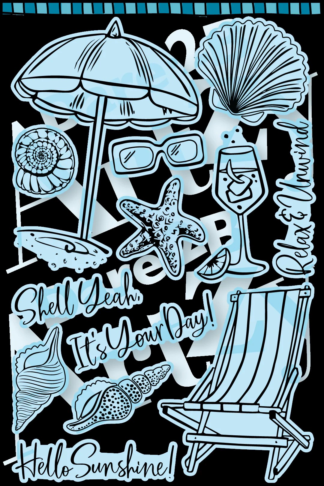 Dare 2B Artzy Die Beach Life