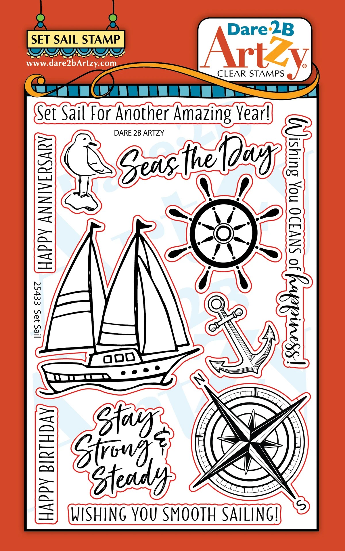 Dare 2B Artzy Stamp Set Sail
