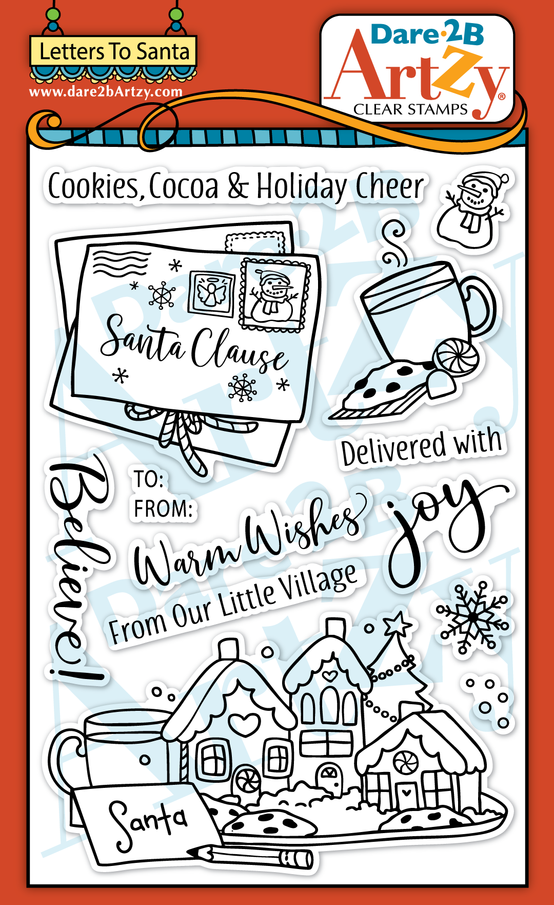 Dare 2B Artzy Stamp Letters To Santa