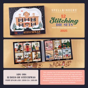 SPELLBINDERS 12 DAYS OF STITCHMAS 2025