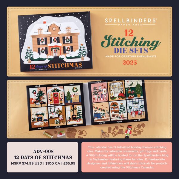 SPELLBINDERS 12 DAYS OF STITCHMAS 2025