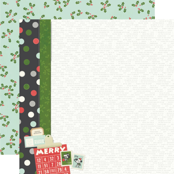 Simple Stories Say Cheese Classic Mouse 12X12 Christmas Merry Magic Simple Stories Say Cheese Classic Mouse 12X12 Christmas Merry Magic