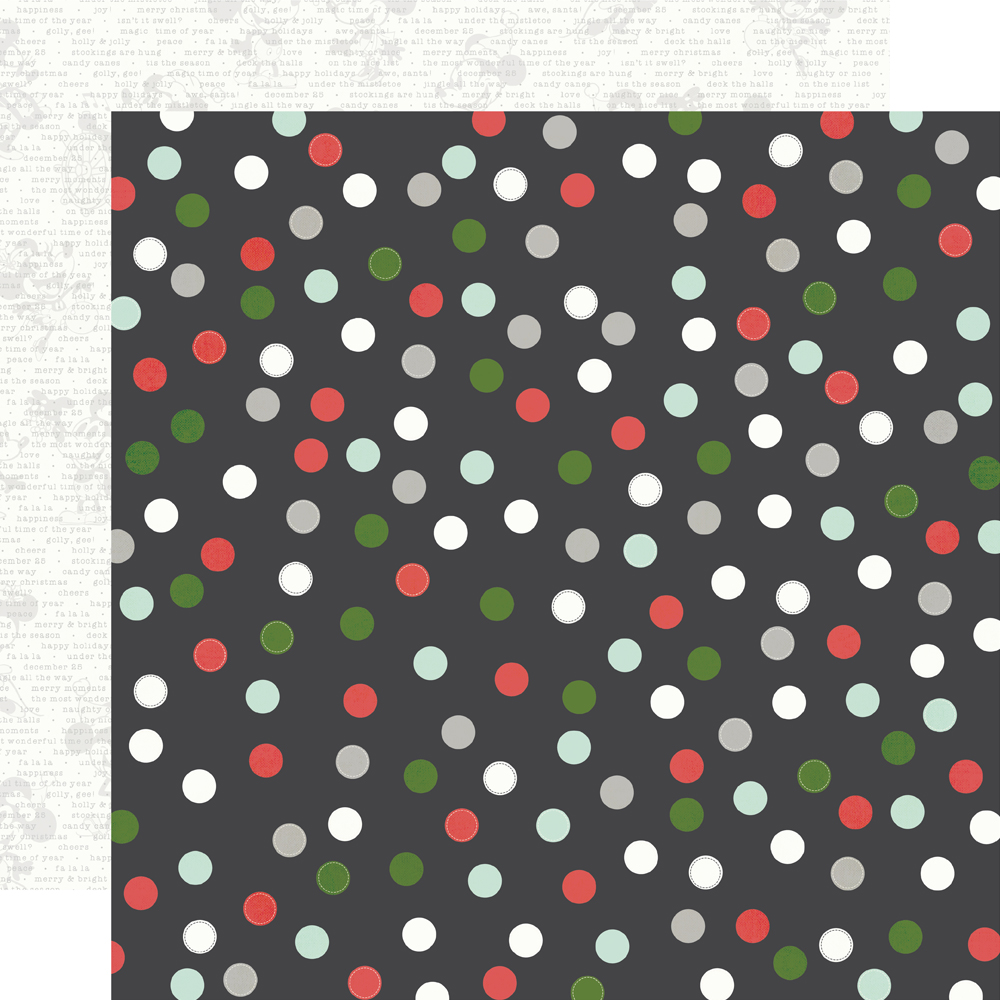 Simple Stories Say Cheese Classic Mouse 12X12 Christmas Deckin' the Halls