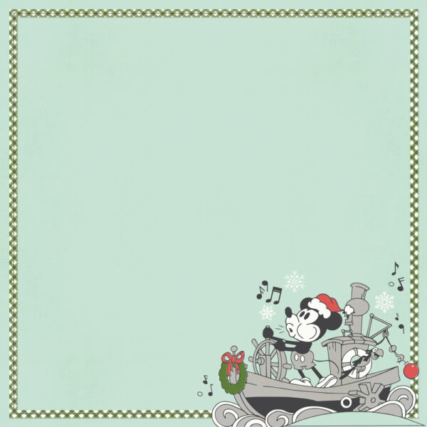 Simple Stories Say Cheese Classic Mouse 12X12 Christmas Jingle Bellin'