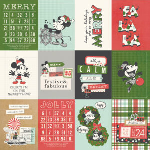 Simple Stories Say Cheese Classic Mouse 12X12 Christmas 3X4 Elements