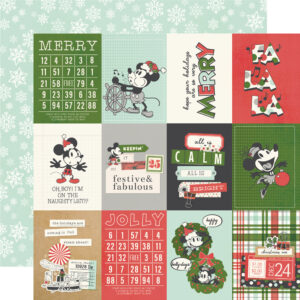 Simple Stories Say Cheese Classic Mouse 12X12 Christmas 3X4 Elements