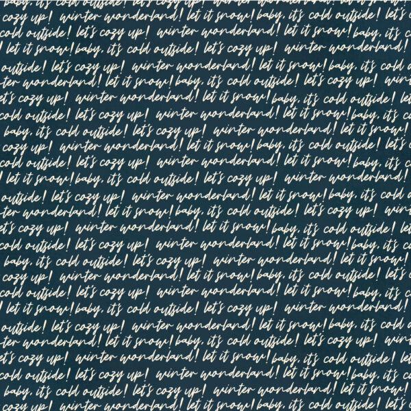 Simple Stories Simple Vintage Flannel Season 12X12 Warm & Fuzzy