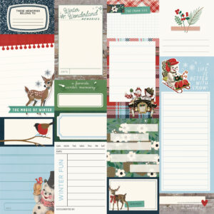 Simple Stories Simple Vintage Flannel Season 12X12 Journal Elements