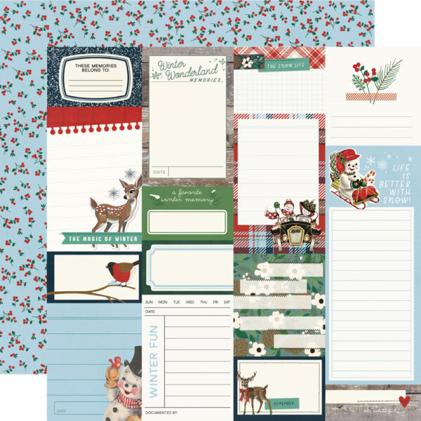 Simple Stories Simple Vintage Flannel Season 12X12 Journal Elements Simple Stories Simple Vintage Flannel Season 12X12 Journal Elements