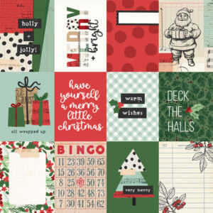 Simple Stories All Wrapped Up 12X12 3X4 Elements