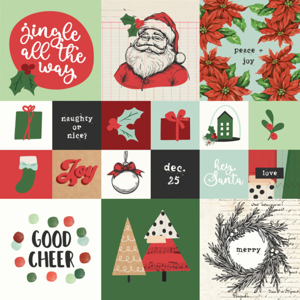 Simple Stories All Wrapped Up 12X12 2X2/4X4 Elements