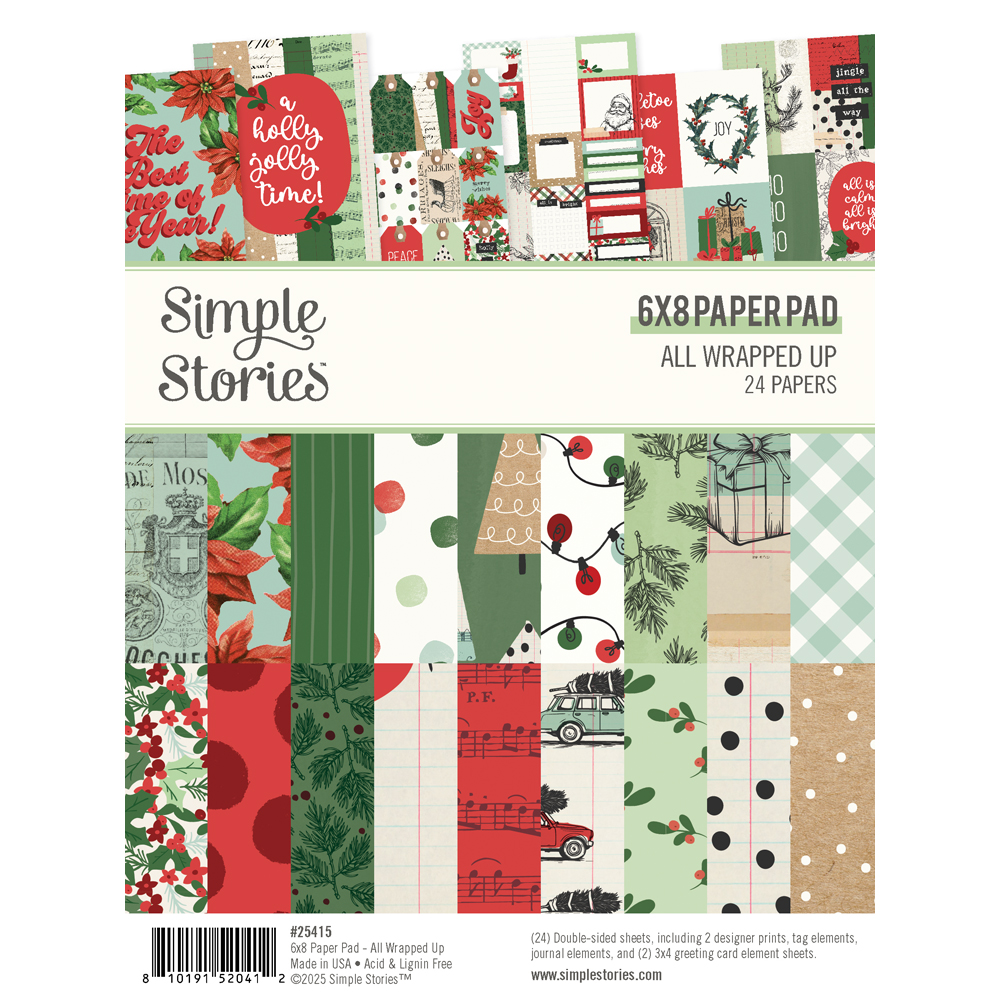 Simple Stories All Wrapped Up 6X8 Pad