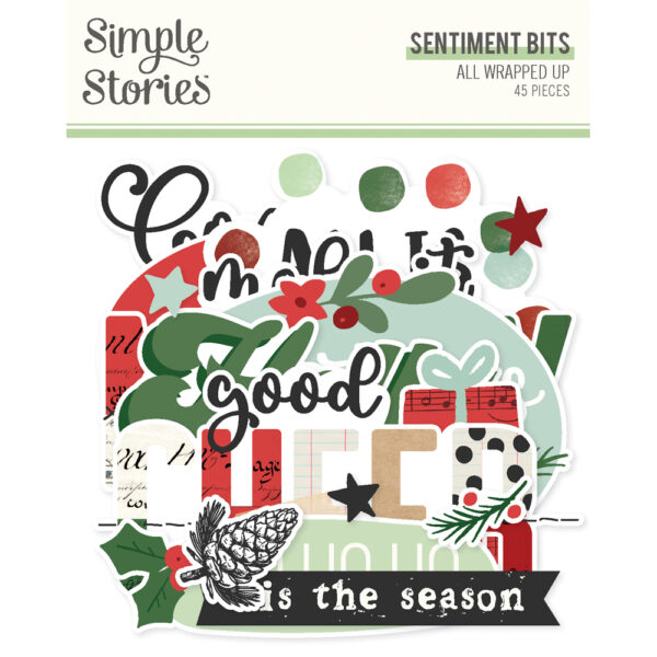 Simple Stories All Wrapped Up Sentiment Bits & Pieces Simple Stories All Wrapped Up Sentiment Bits & Pieces