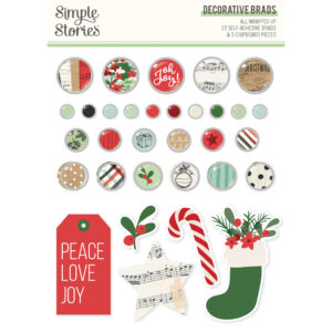Simple Stories All Wrapped Up Decorative Brads