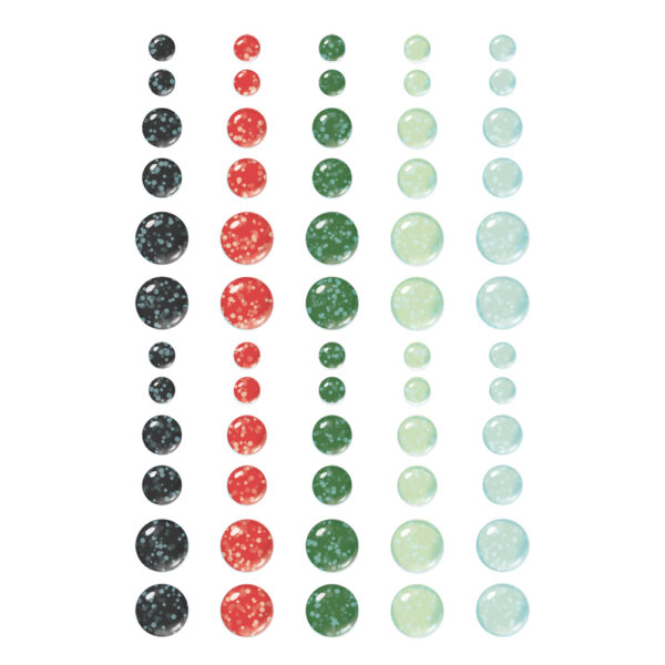 Simple Stories All Wrapped Up Glitter Enamel Dots