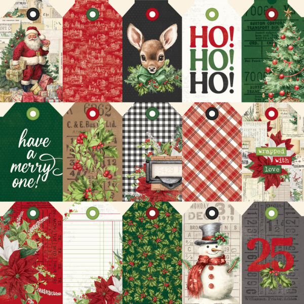 Simple Stories Simple Vintage Believe 12X12 Tag Elements