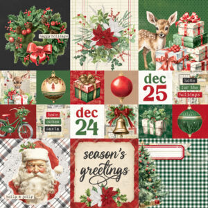 Simple Stories Simple Vintage Believe 12X12 2X2/4X4 Elements