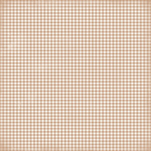 Simple Stories Simple Vintage Believe 12X12 Gingerbread Gingham