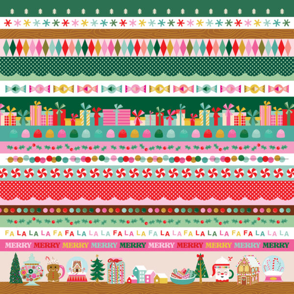 Simple Stories Hard Candy Christmas 12X12 Mix & A-mingle